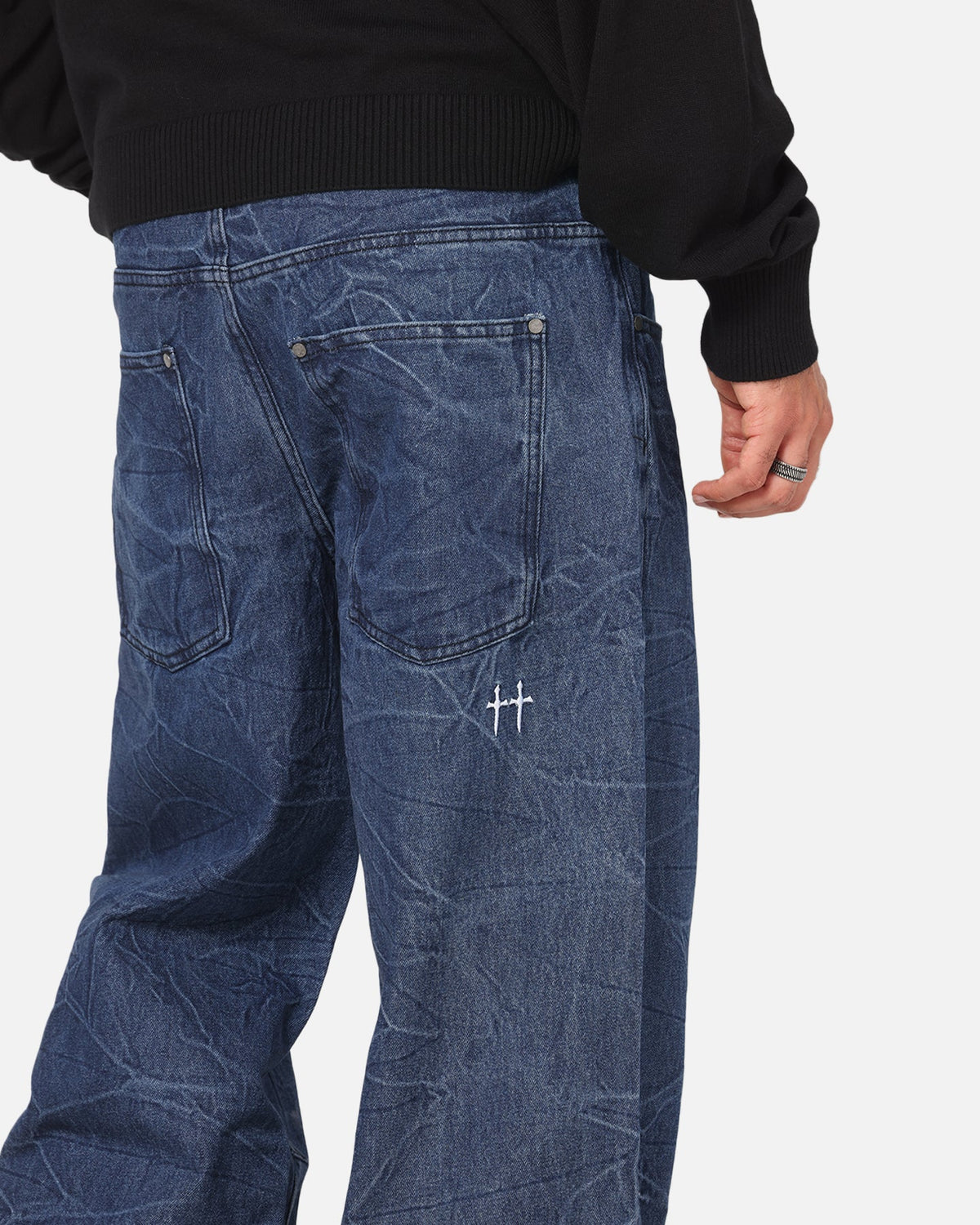 Saint Morta Amplus Jeans Crinkle Stonewash