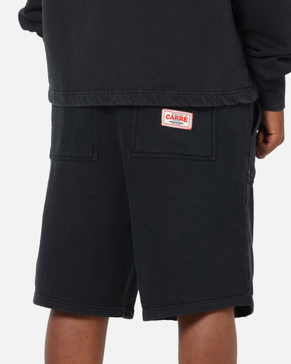 Carre Rivet Baggy Sweat Shorts Charcoal