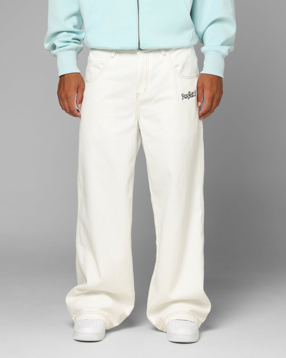 Loiter Star Born Jeans Off White