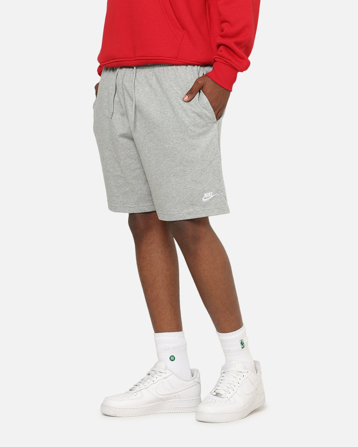 Nike Club Knit Shorts Dark Grey Heather
