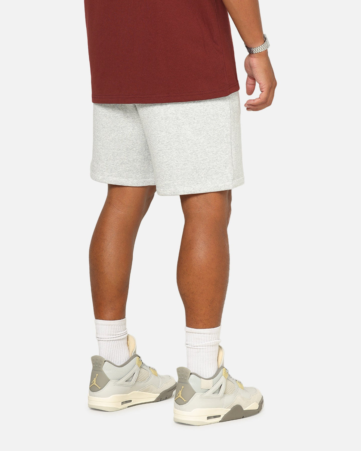 Jordan Jumpman Fleece Shorts Grey Heather/Black