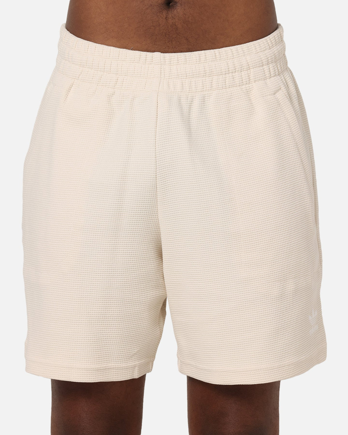 Adidas Trefoil Essentials Waffle Shorts Wonder White