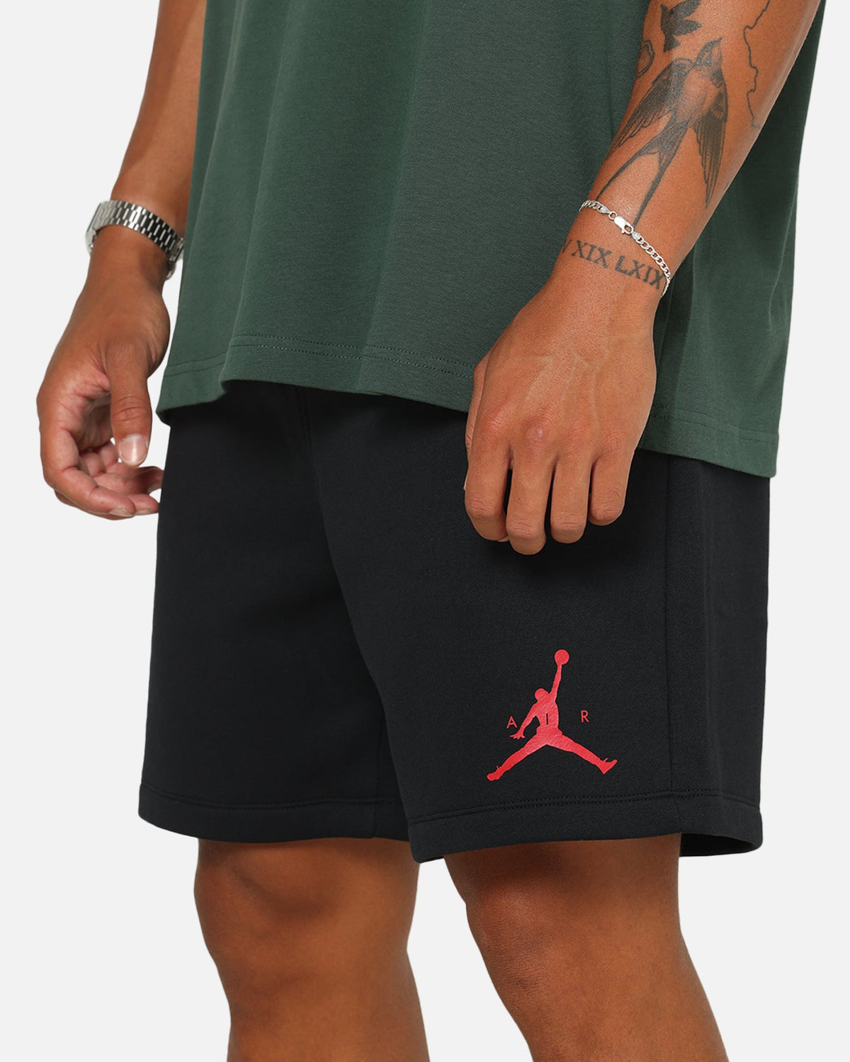 Jordan Jumpman Fleece Shorts Black/Red