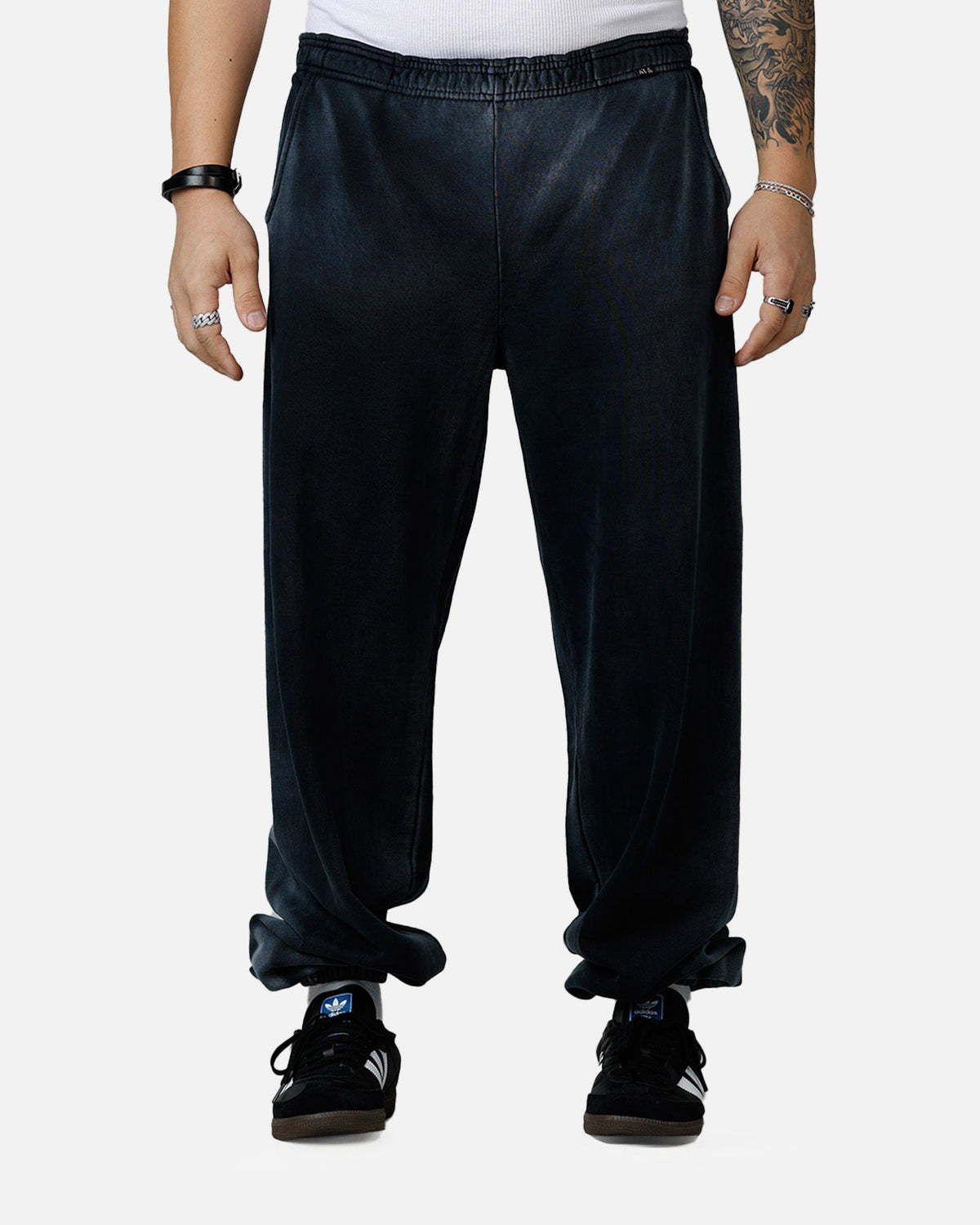 American Thrift Jogger Pants Washed Black