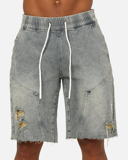 Saint Morta Annex Baggy Jorts Dirty Denim