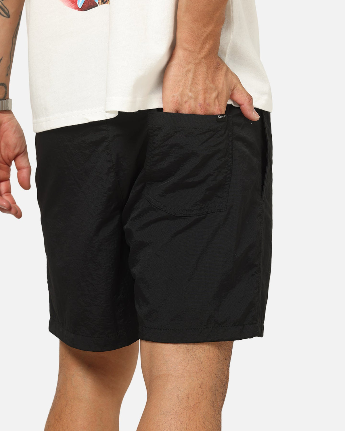 Carre Static Beach Shorts Black