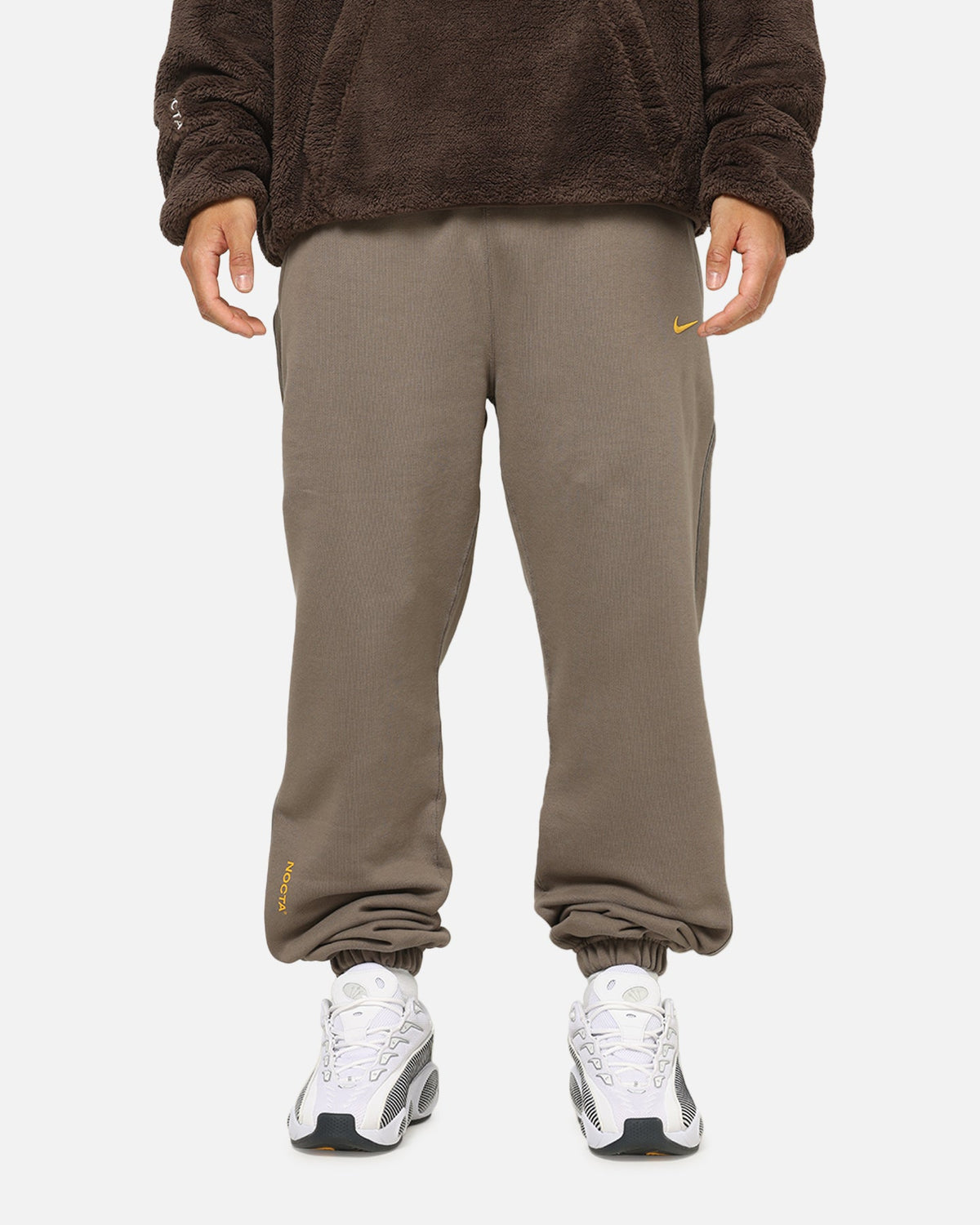 Nike Nocta Fleece CS Sweat Pants Olive Grey