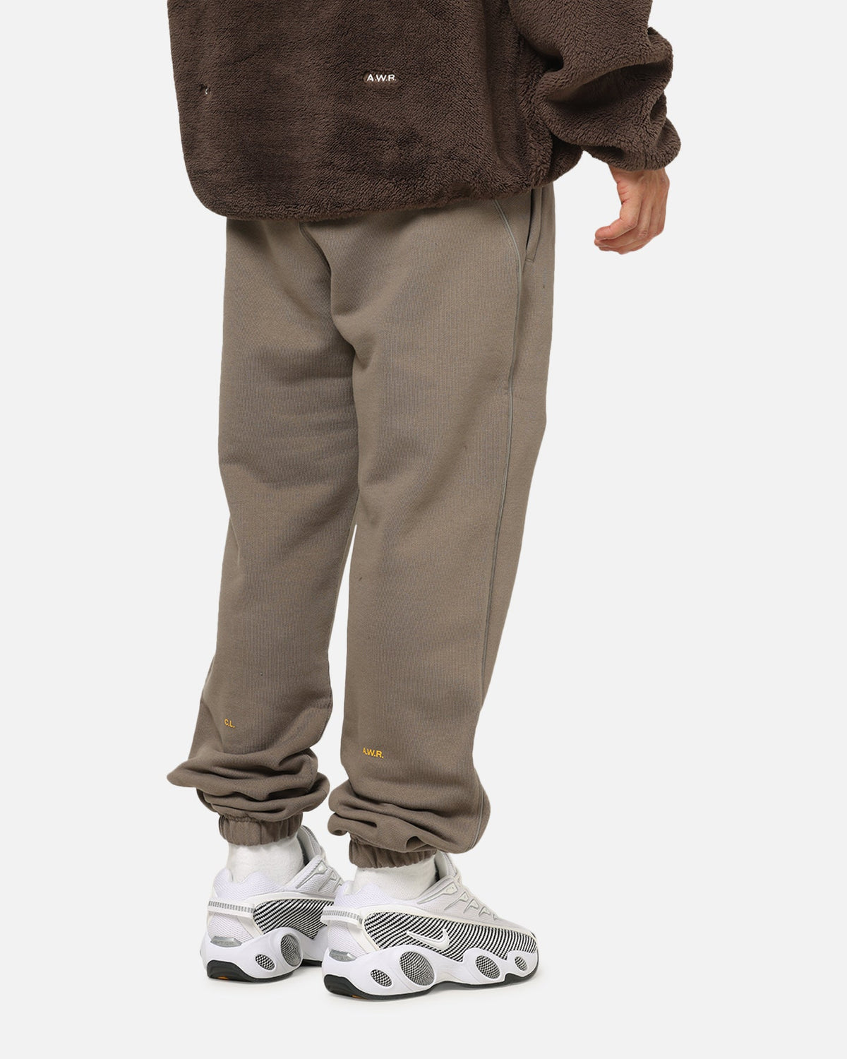 Nike Nocta Fleece CS Sweat Pants Olive Grey