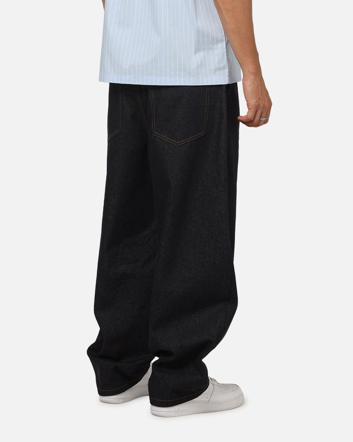 Carre Astor Pleated Jeans Raw Blue