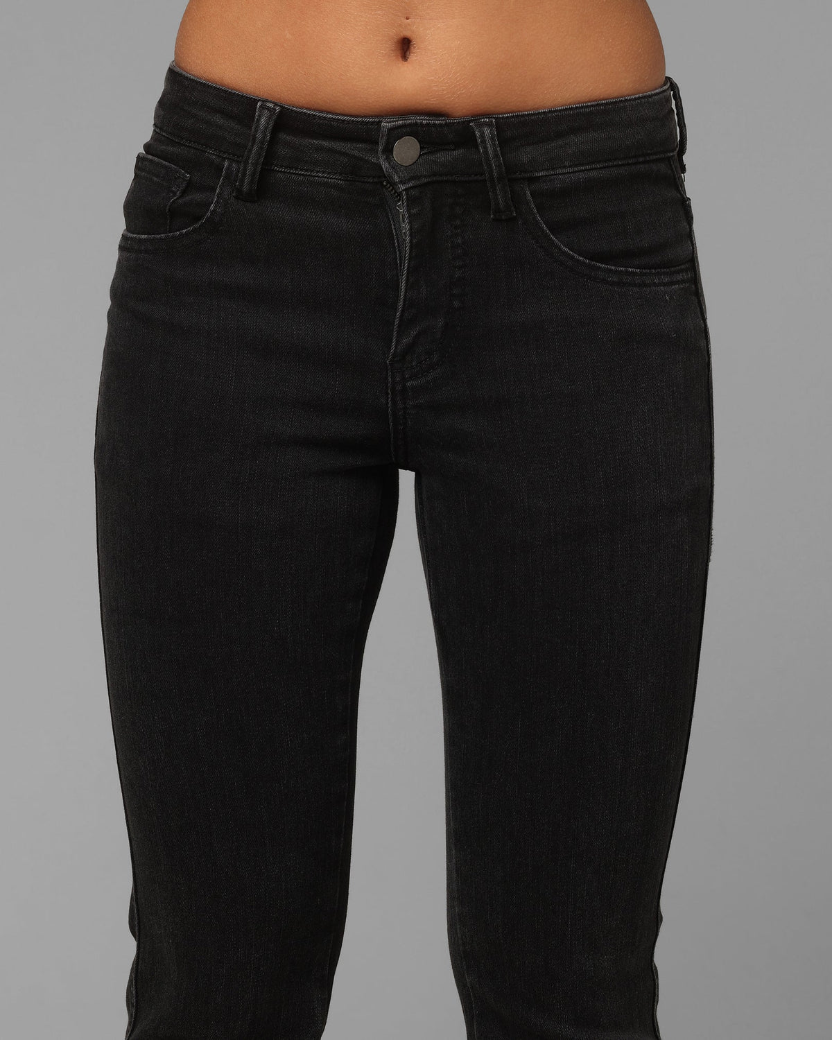 Loiter Women's Wraith Bootcut Jeans Black