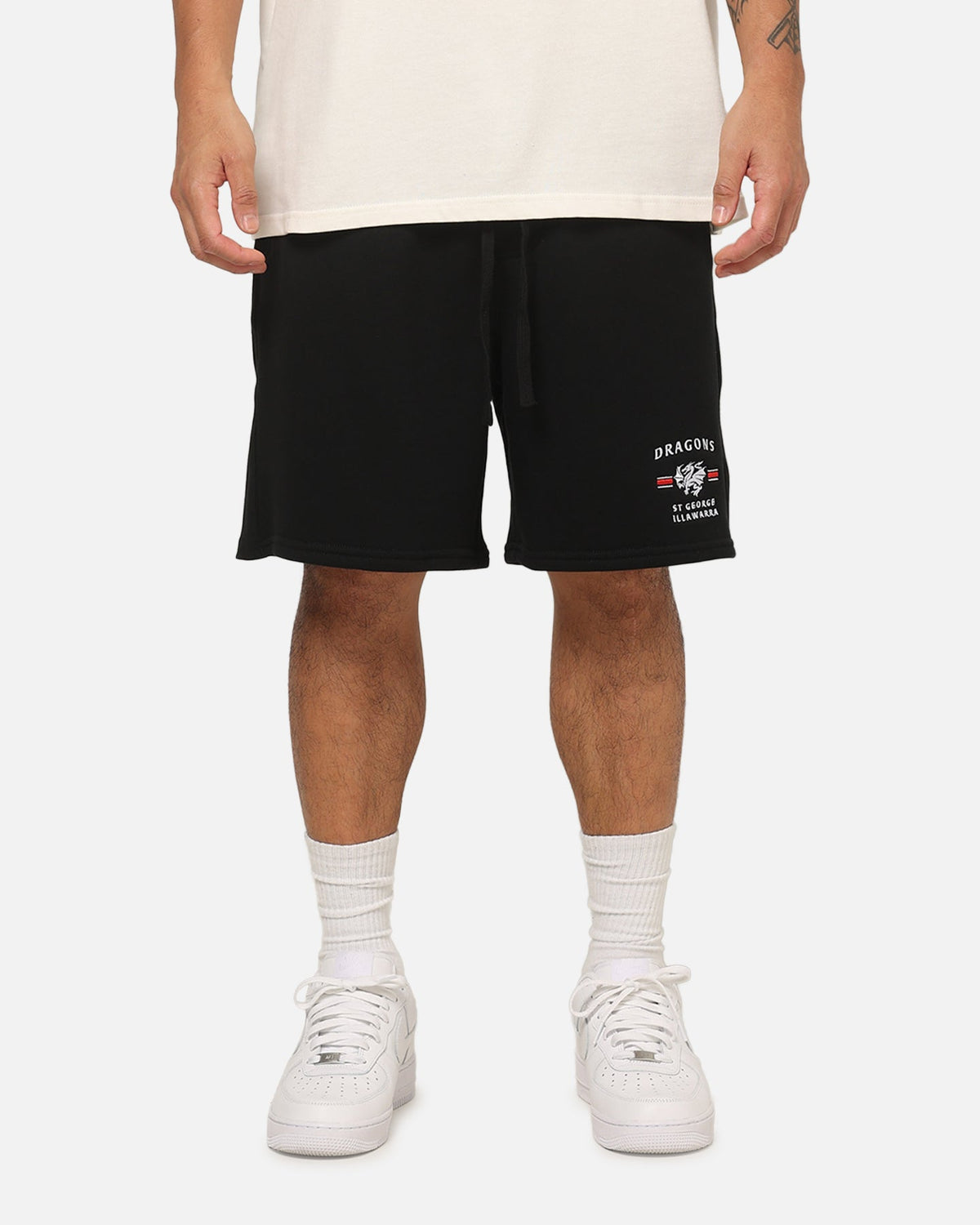 Bleacher Athletic St. George Illawarra Dragons NRL 1908 Track Shorts Black