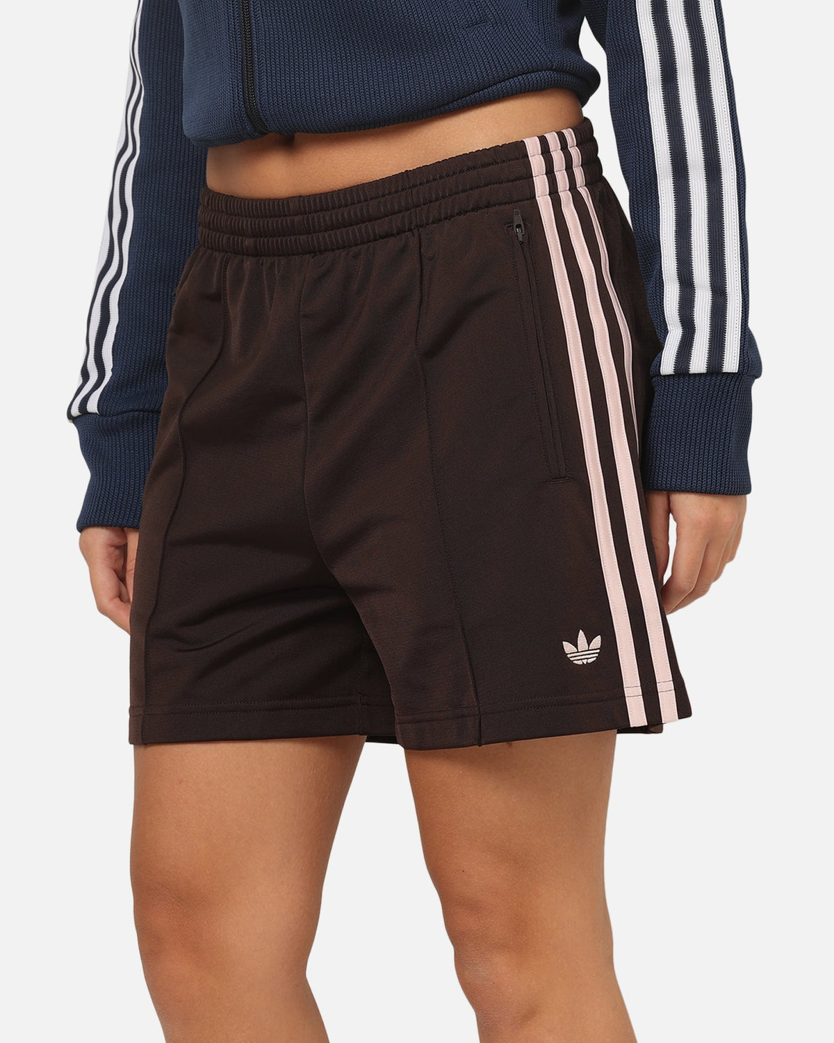 Adidas Women's Firebird Classic Shorts Brown/Pink