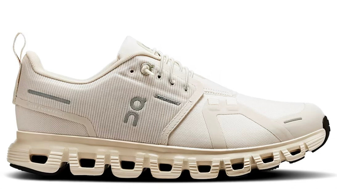 On Running Cloud 6 Waterproof Pearl Cream (Women's)