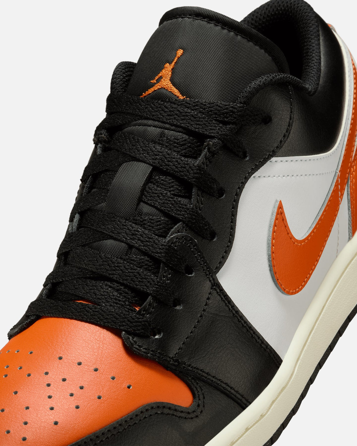 Jordan Air Jordan 1 Low "Shattered Backboard" Black/Starfish-White/Sail