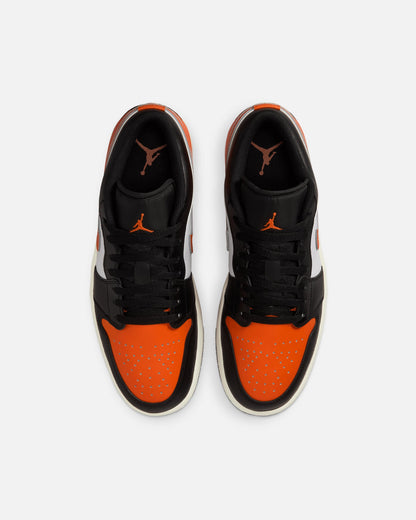 Jordan Air Jordan 1 Low "Shattered Backboard" Black/Starfish-White/Sail