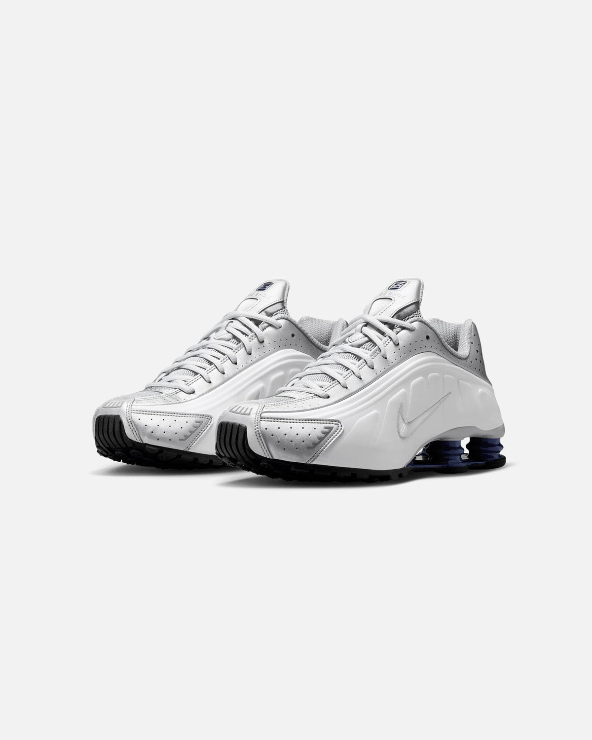Nike Shox R4 White/White-Metallic