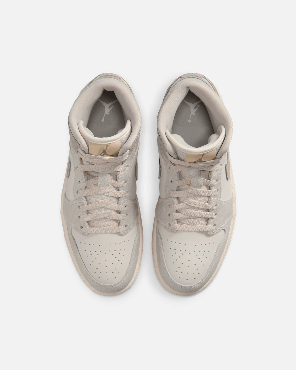 Nike Women's Air Jordan 1 Mid SE Light Iron Ore/Pale Ivory/Oatmeal/Enigma Stone