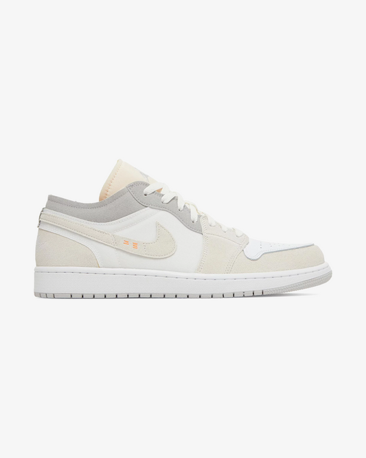 NIKE AIR JORDAN1 LOW SE CRAFT INSIDE OUT WHITE PHANTOM (NEW)