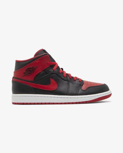 NIKE AIR JORDAN1 MID ALTERNATE BRED TOE 2022