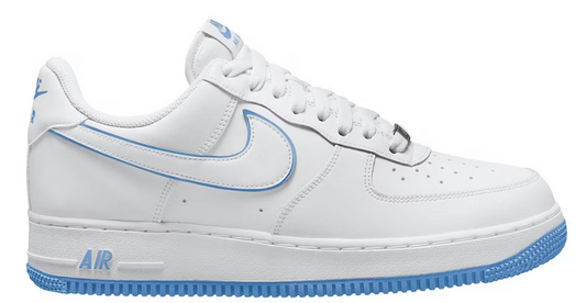 Nike Air Force 1 '07 Low White University Blue Sole