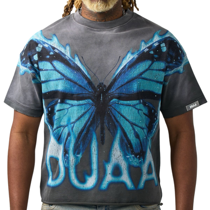 DUAA "Butterfly" SS Tee (Black Wash)