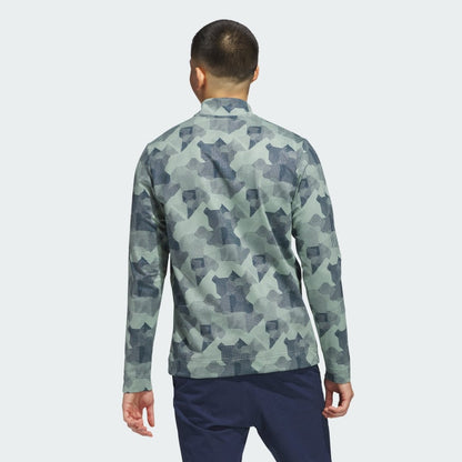 Men's adidas Go-To Printed Quarter-Zip Pullover
