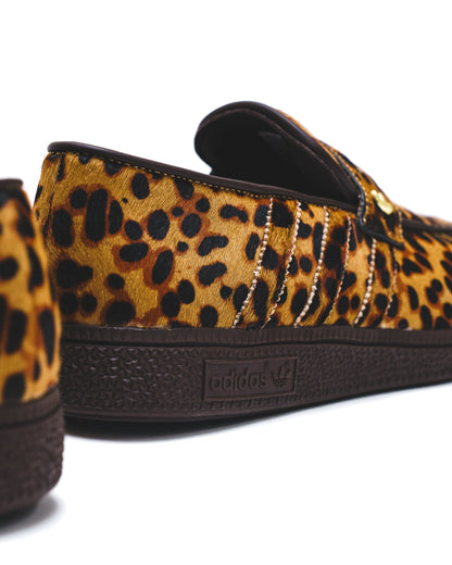 Adidas Women Handball Spezial Loafer Leopard Print Dark Brown KJ2526