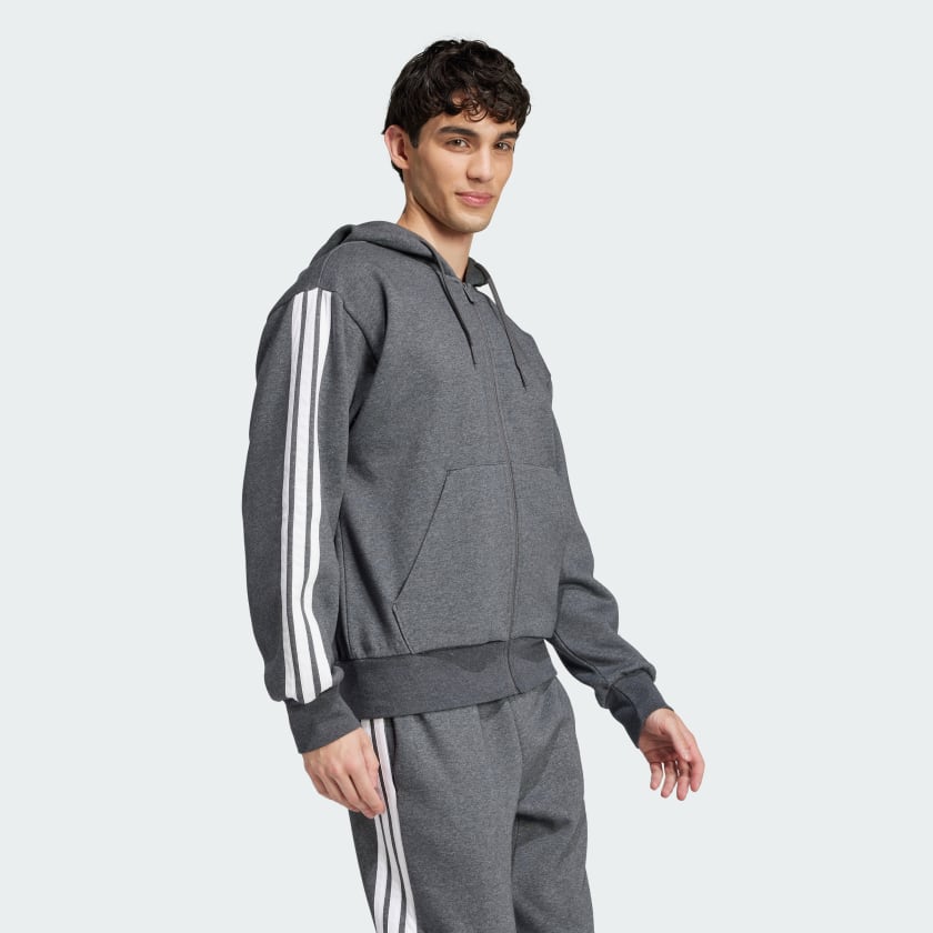 Men's adidas Essentials 3-Stripes Fleece Hoodie