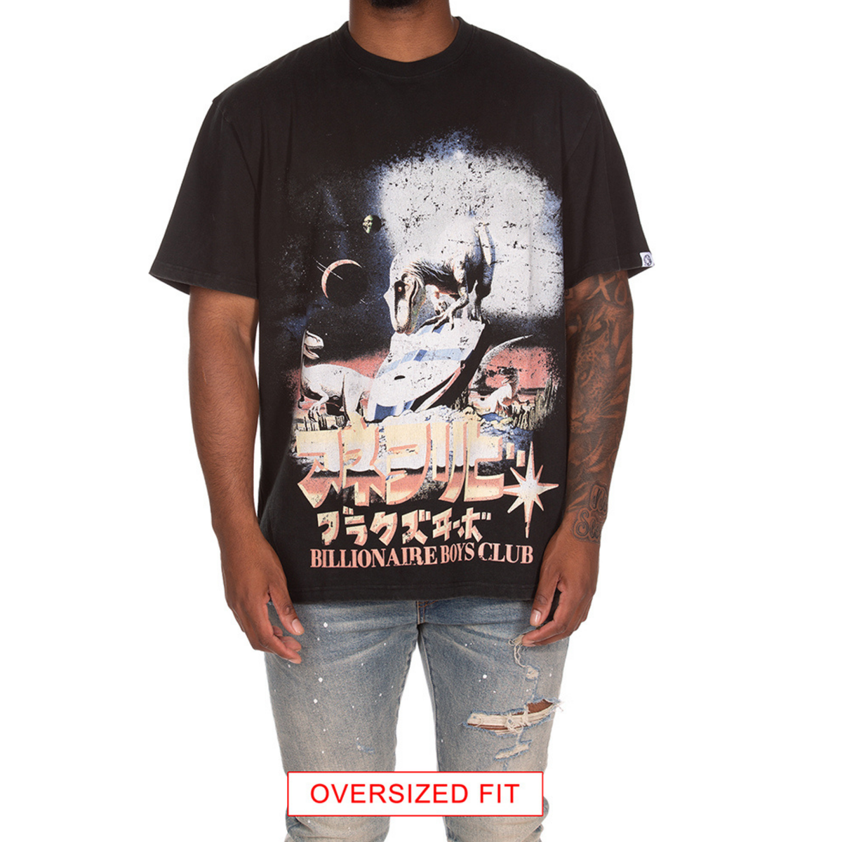 Billionaire Boys "Lost" SS Knit (Oversized) (Black)