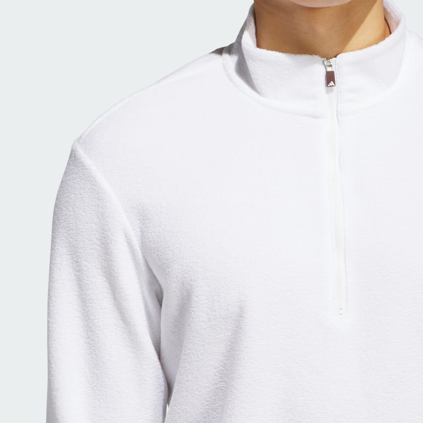 Men's adidas Ultimate365 Terry Cloth Quarter-Zip Pullover