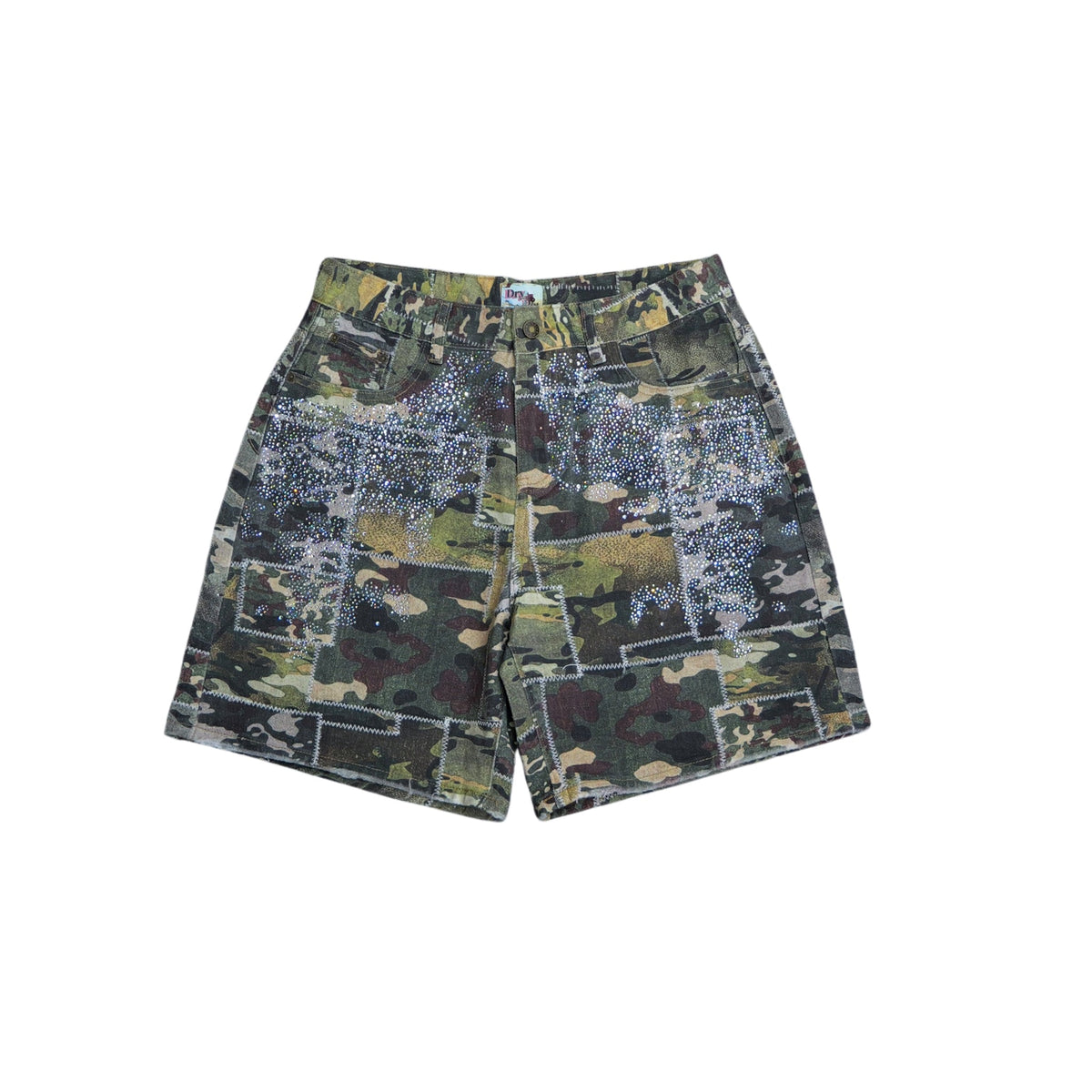 Dry Rot "Camo Bling" Denim Shorts