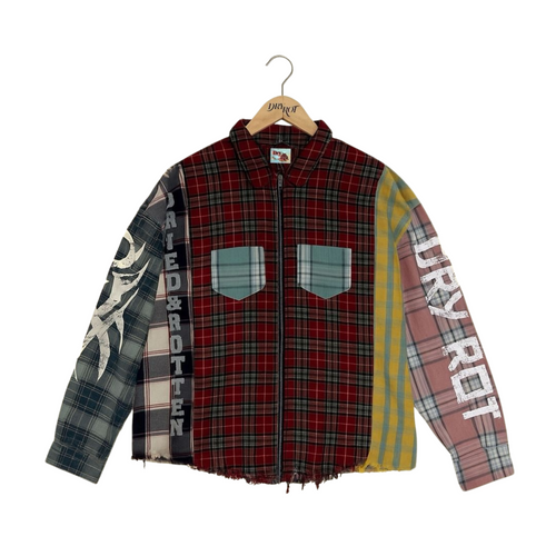 Dry Rot "Pieces" Zip Flannel (Multi)