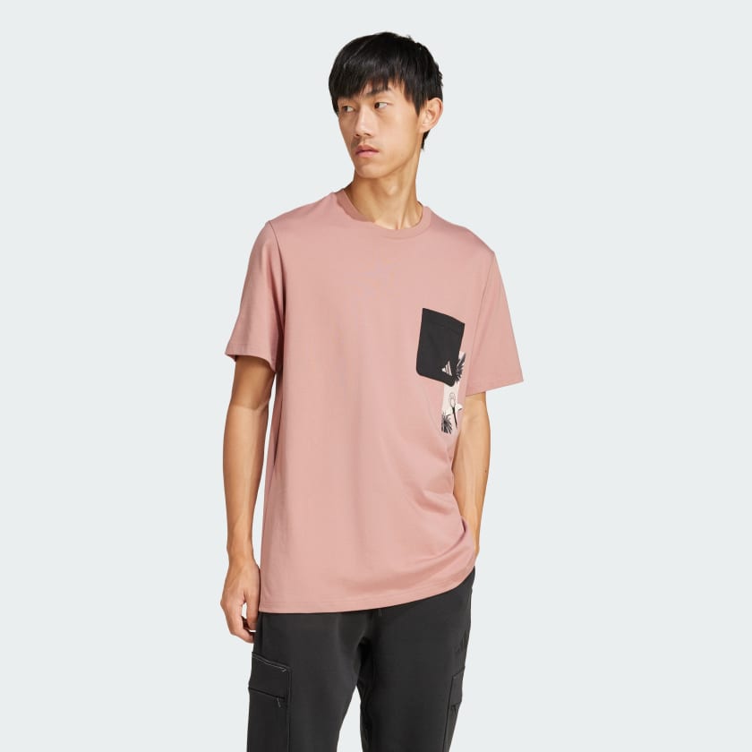 Men's adidas Lens Elevated Pocket Graphic Tee