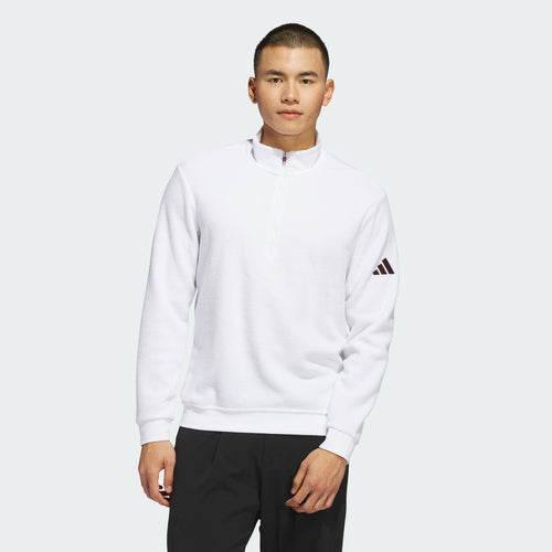 Men's adidas Ultimate365 Terry Cloth Quarter-Zip Pullover