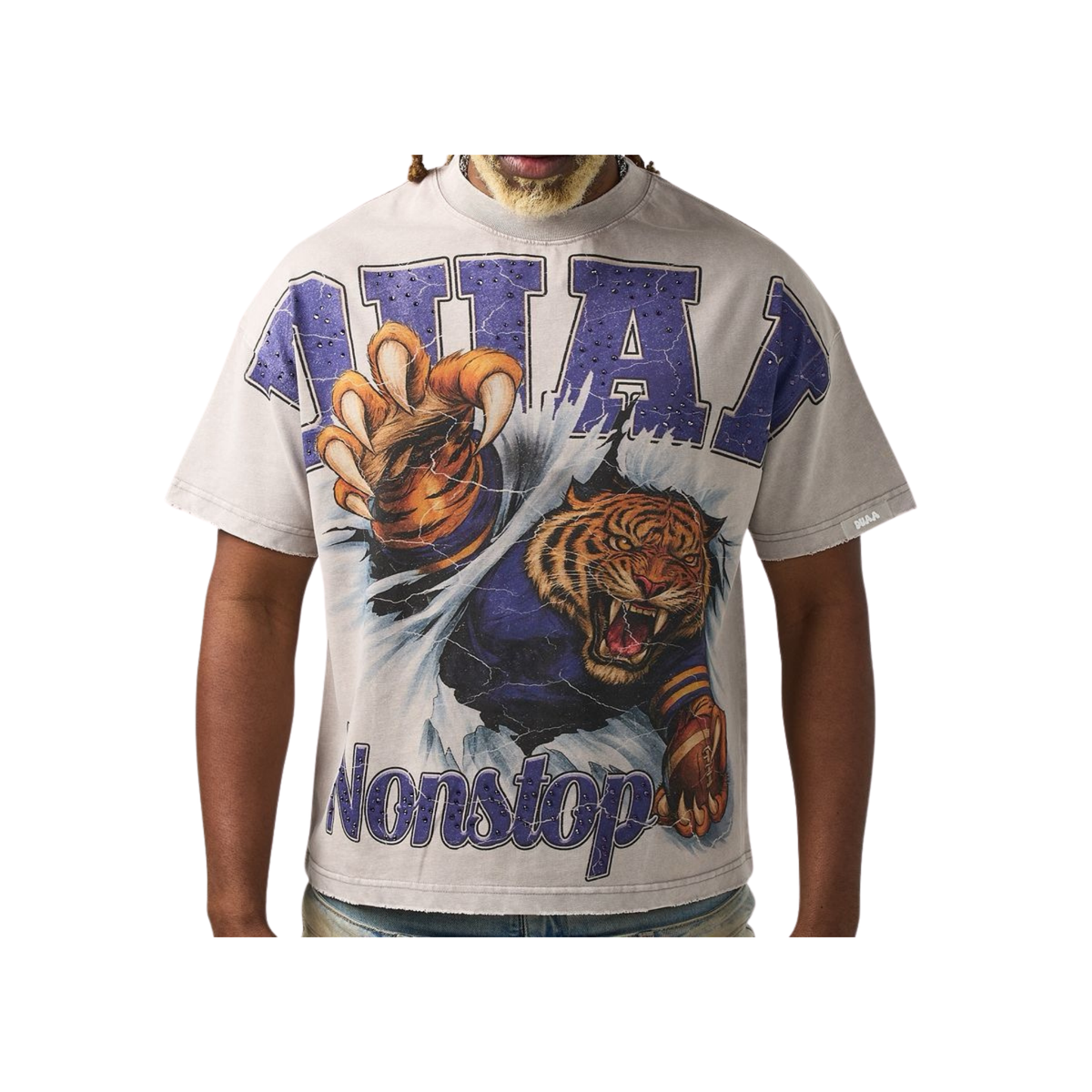 DUAA "Tiger" SS Tee (White)