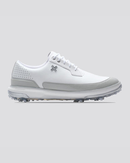 Moving Day SC RS Spiked Golf Shoes White/Ghost Grey Gator/White