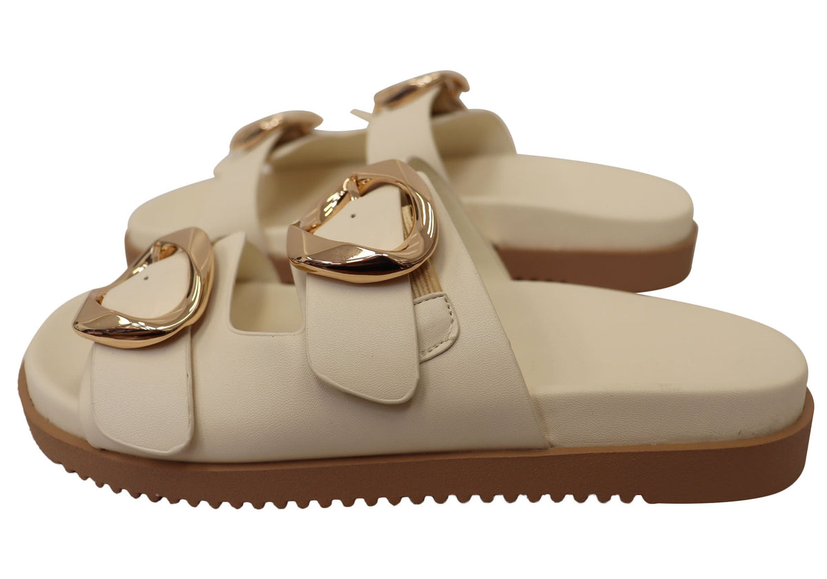 Billini Azriella Womens Comfortable Slides Sandals