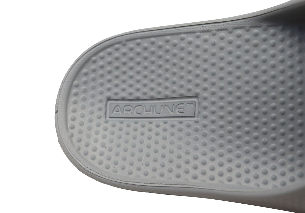 Archline Unisex Comfortable Rebound Orthotic Slides With Arch Support