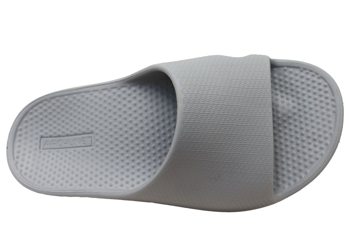 Archline Unisex Comfortable Rebound Orthotic Slides With Arch Support
