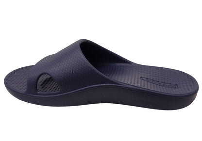 Archline Unisex Comfortable Rebound Orthotic Slides With Arch Support