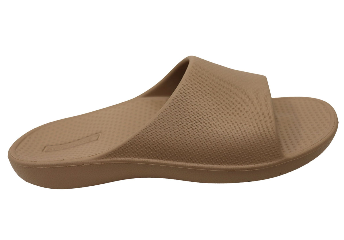 Archline Unisex Comfortable Rebound Orthotic Slides With Arch Support