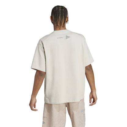 Adidas Outdoor Men AWD Graphic Tee White HR7141