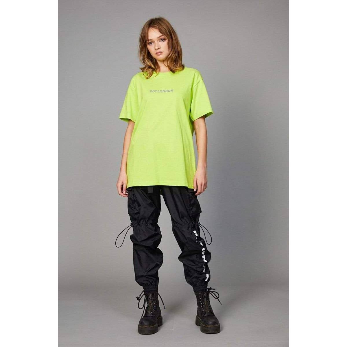Boy London Reflective 3M Tee Green Women BOYLRMBT-GRN