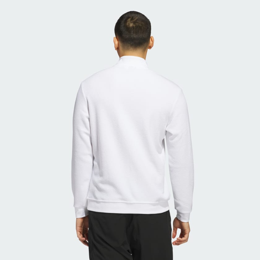 Men's adidas Ultimate365 Terry Cloth Quarter-Zip Pullover