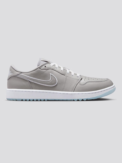 Air Jordan 1 Low Spikeless Golf Shoe Medium Grey/White/Blue Tint