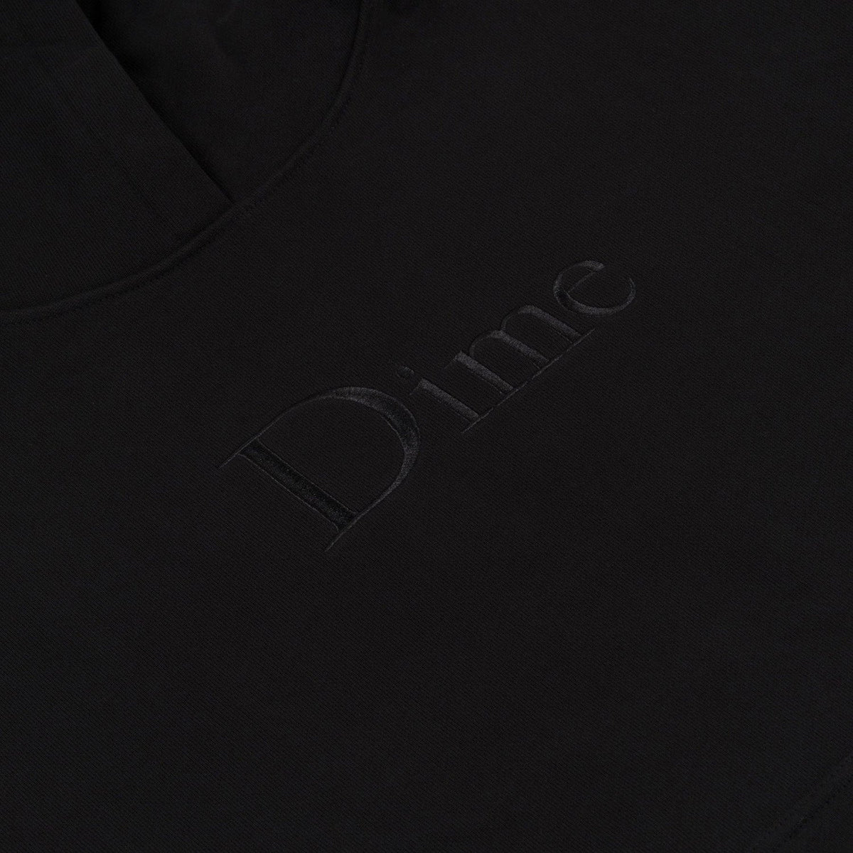 Dime Men Classic Big Logo Hoodie Black