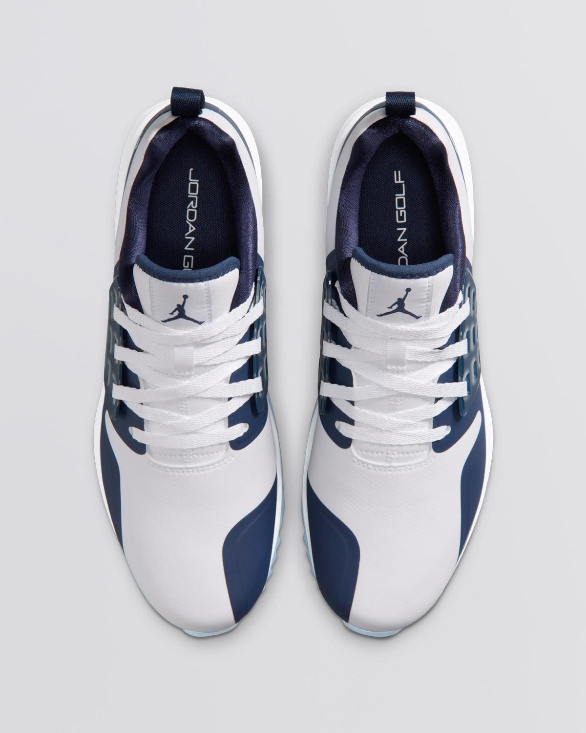 Jordan Grind Spikeless Golf Shoes White/Midnight Navy