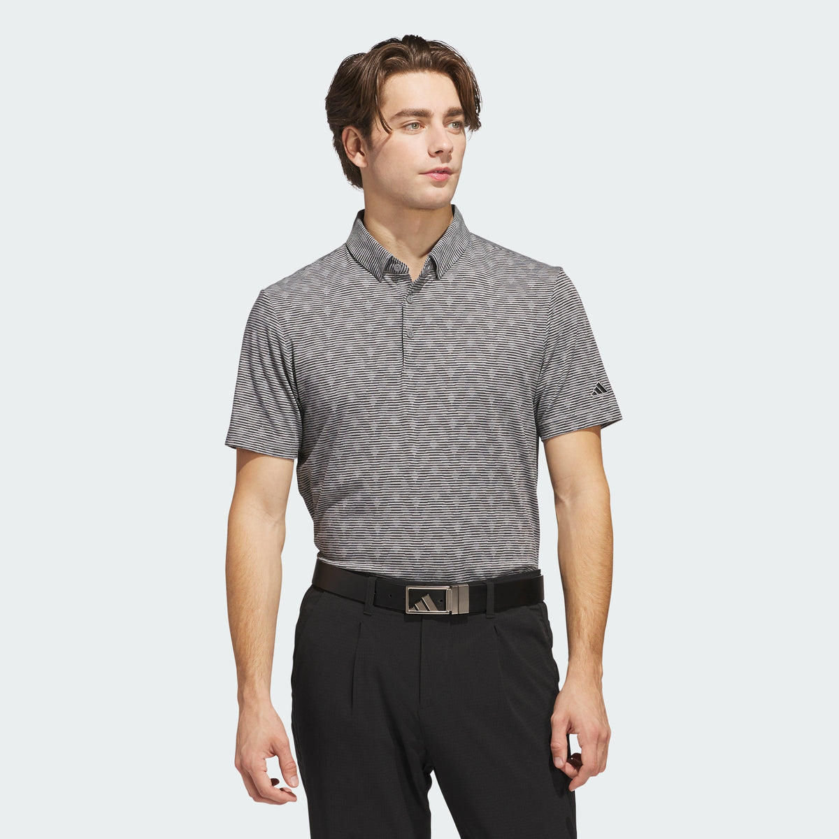 Men's adidas Go-To Printed Stripe Polo Shirt