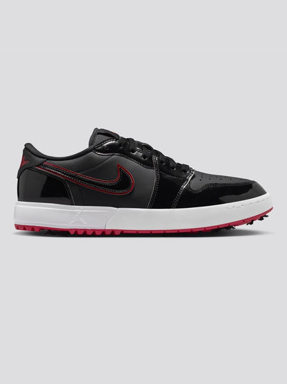 Air Jordan 1 Low G Spiked Golf Shoes Black/Varsity Red/White