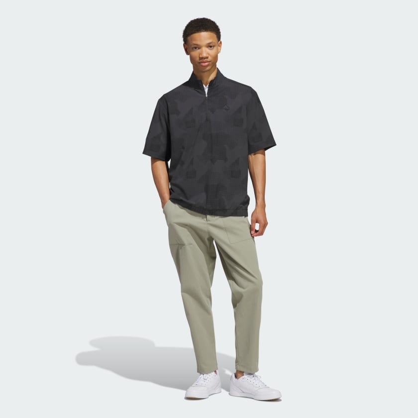 Men's adidas Go-to DWR Short Sleeve Half-Zip Pullover